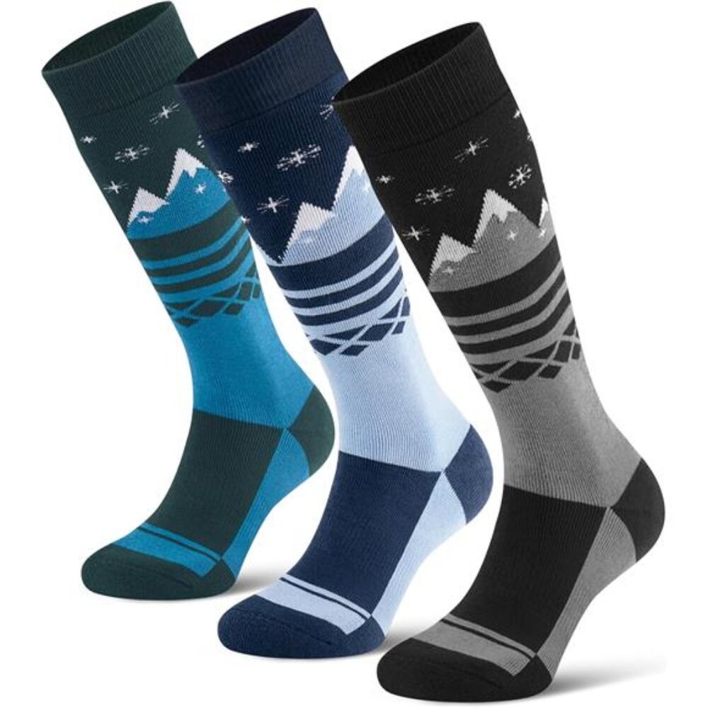 Unisex Merino Wool Ski Socks Over The Calf Winter Warm Socks